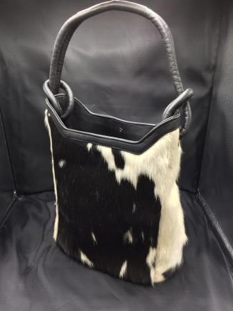 leather bucket bag purse