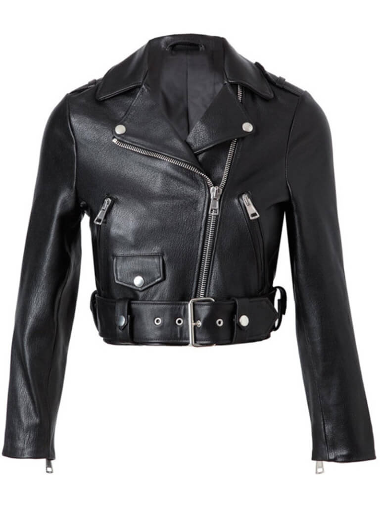 Women Short Leather Jacket Slim Jacket Motorcycle Suit, Size: XXXL(Navy) |  ZA | PMC Jewellery