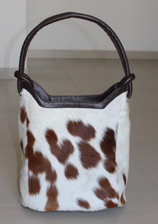 Cowhide Leather Bucket Handbag Australia - Cow Hide Crafts.