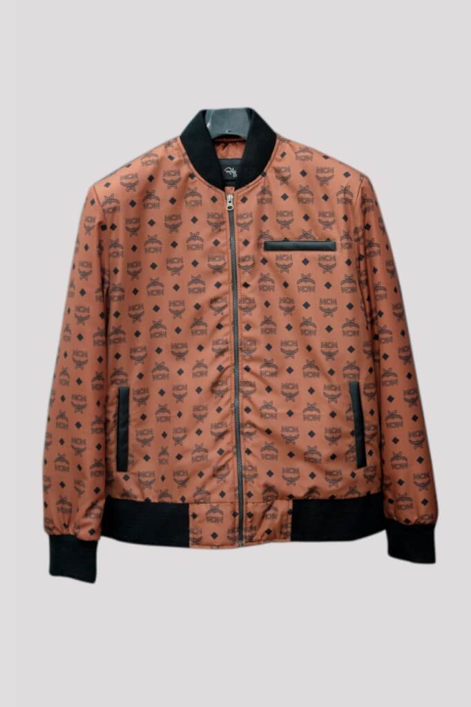 Louis Vuitton Unisex Monogram Puffer Leather Jacket With Fur